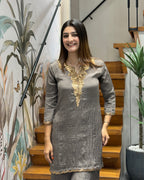 Elegant Handworked Co-Ord Set (Available in 2 Colors)
