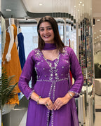 Elegant Handwork Palazzo Set with Dupatta