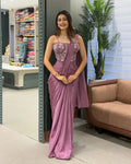 Lavender Luxe Draped Saree