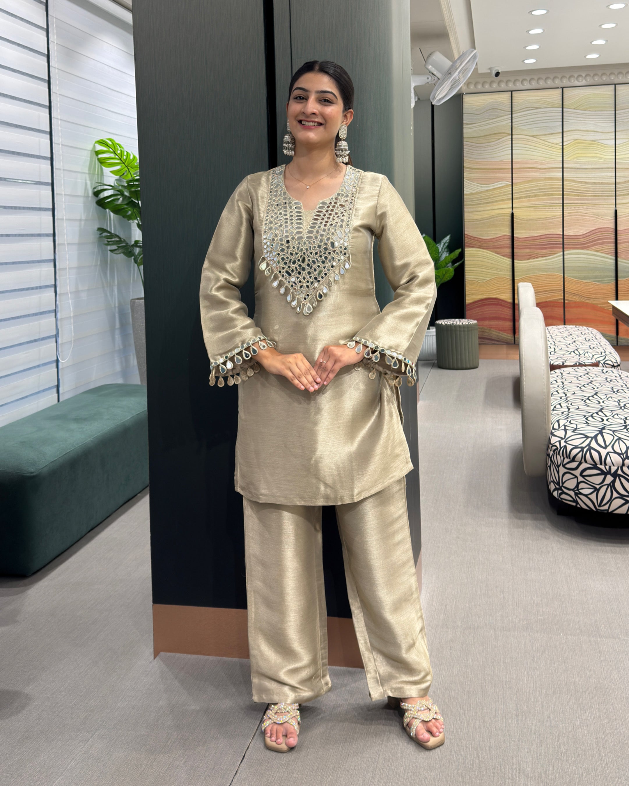 ✨ Mirror Majesty Festive Kurta Set ✨