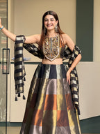 Black, Antique Gold, Copper & Silver