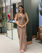 Pure Handwork Ready-to-Wear Saree Style Cord Set
