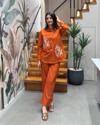 Burnt Sienna Artisan Co-Ord Set