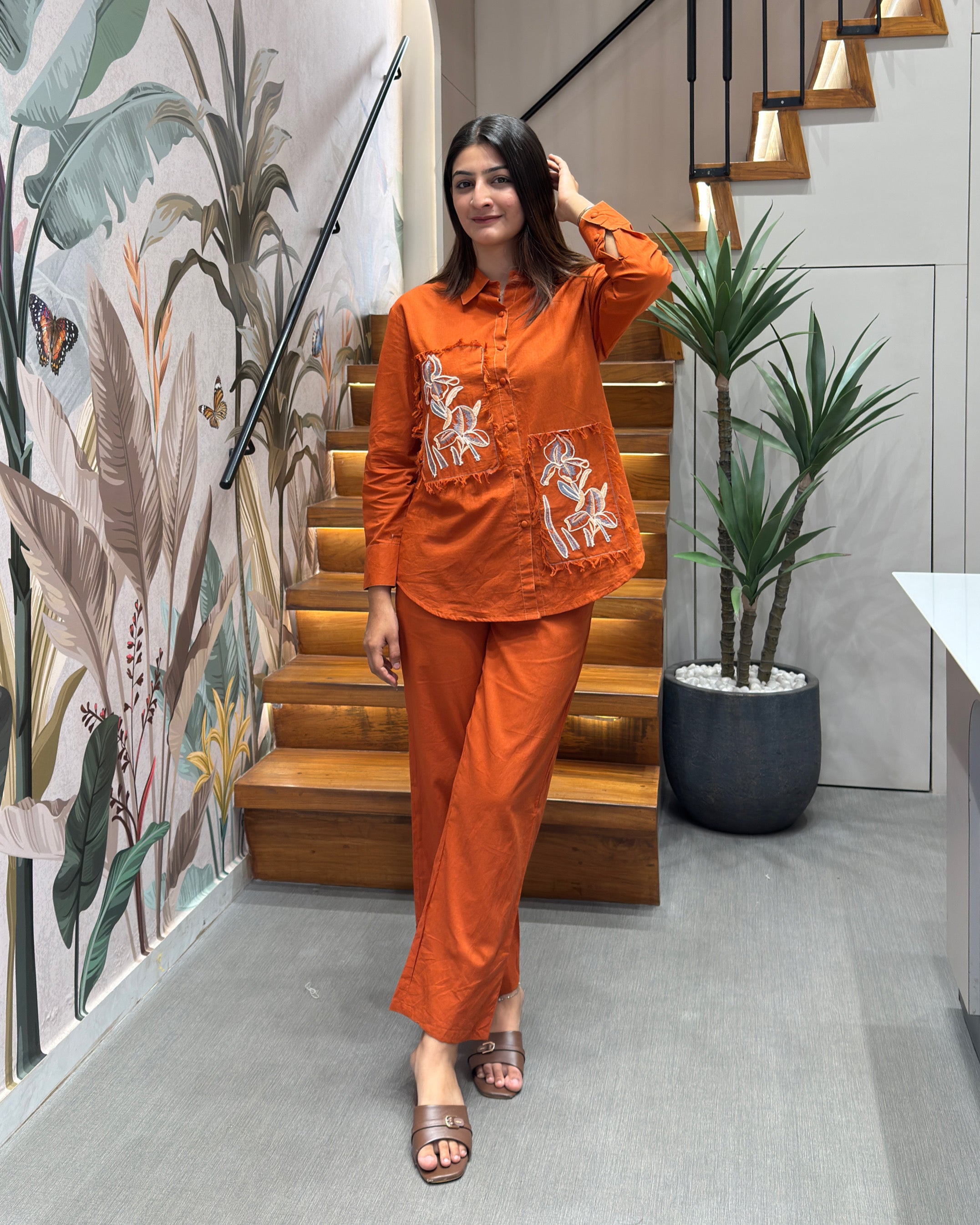 Burnt Sienna Artisan Co-Ord Set