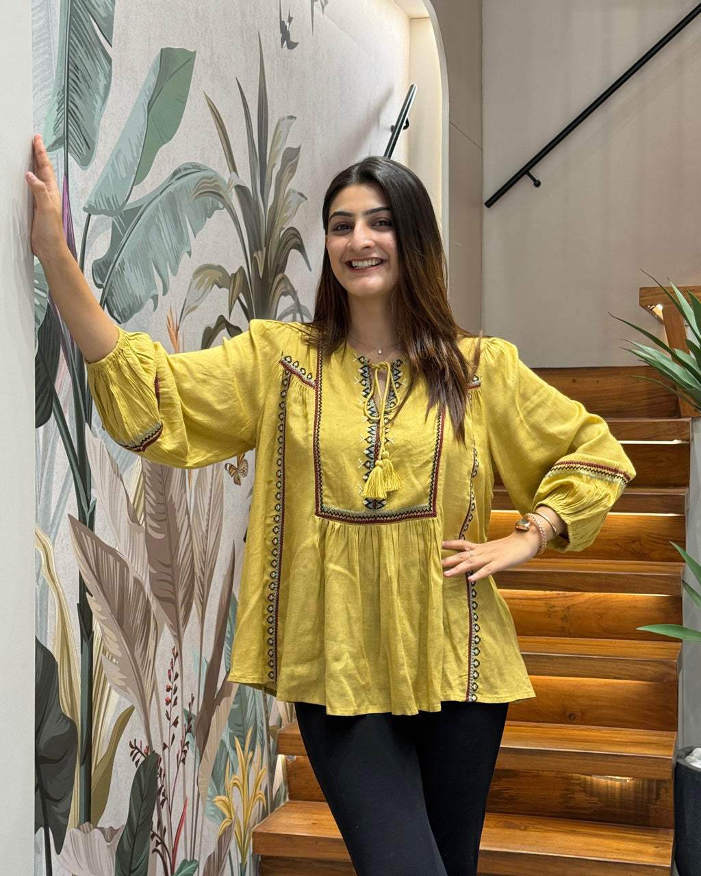 💛 Sunlit Boho Charm Tunic 💛