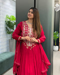 Royal Handworked Designer Gown with Dupatta