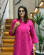 Everyday Comfort Cotton Co-Ord Set with Pocket Detail