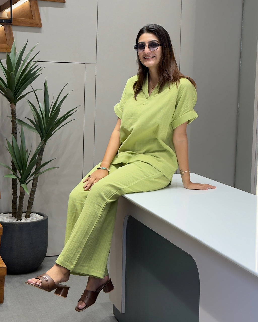 Minimal Cotton Co-Ord Set for Everyday Comfort