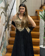Royal Handworked Chaniya Blouse Set with Dupatta