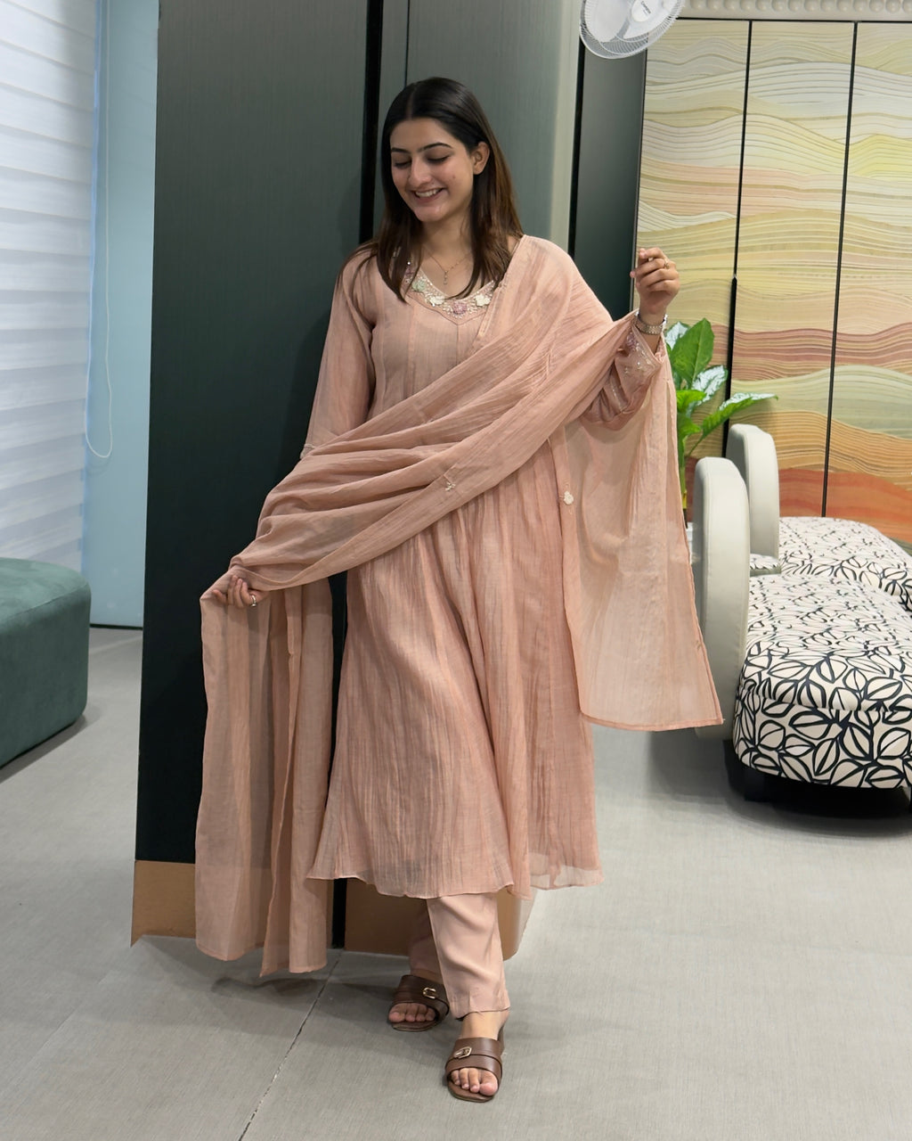 Elegant Harmony Embroidered Suit