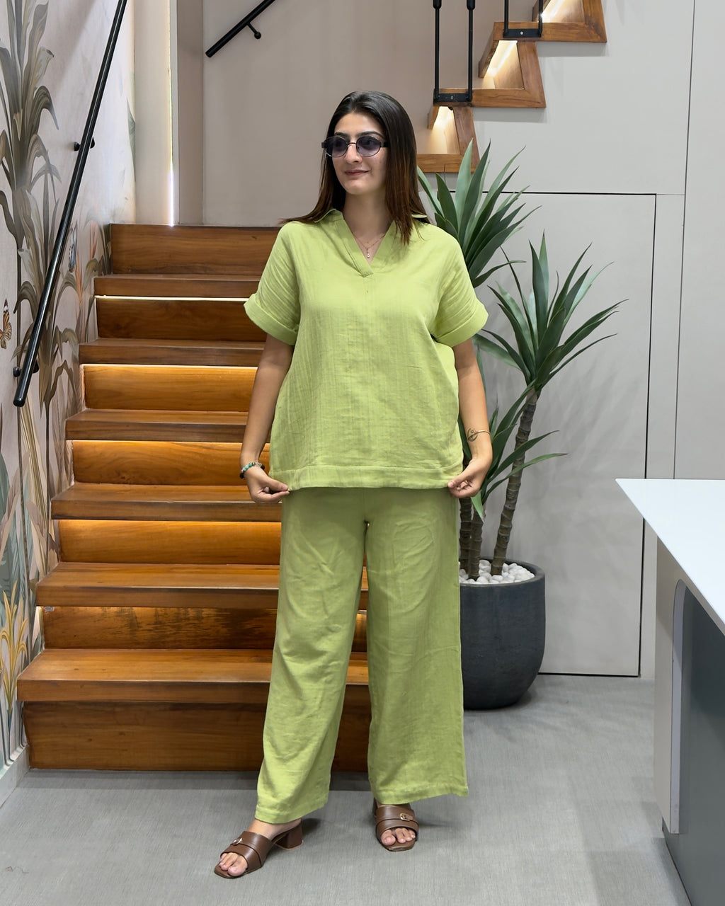 Minimal Cotton Co-Ord Set for Everyday Comfort