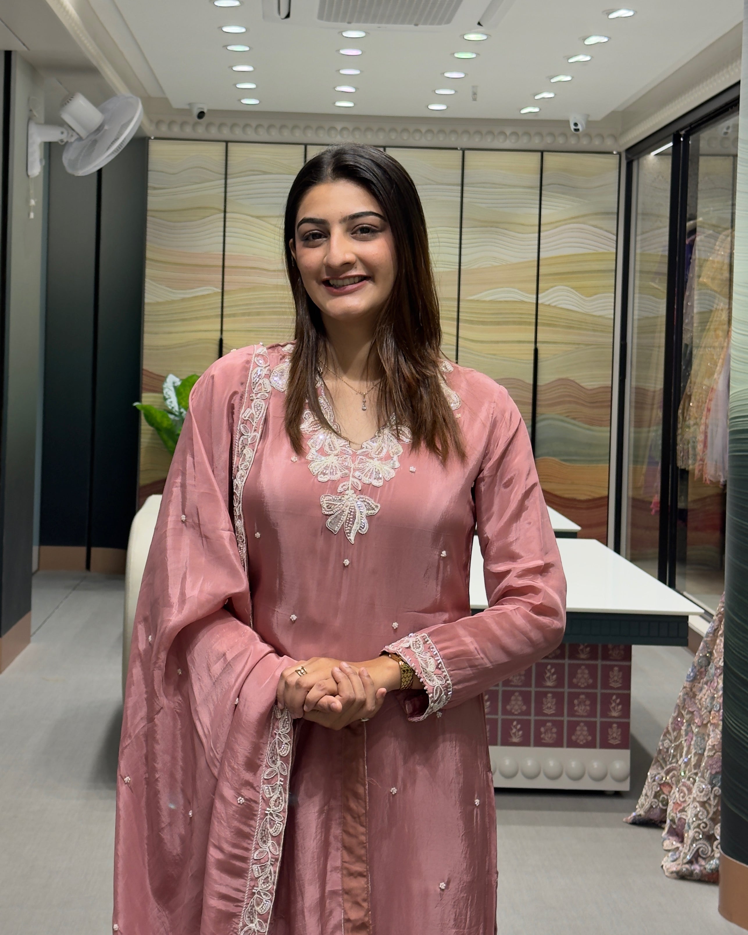 Premium Handwork Designer Kurta Set with Heavy Plazo & Dupatta