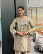 ✨ Mirror Majesty Festive Kurta Set ✨