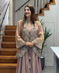 Designer Handwork Cape Style Palazzo Set