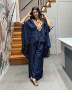 Designer Khatli Work Kaftan Palazzo Set