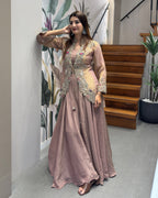 Designer Handwork Cape Style Palazzo Set