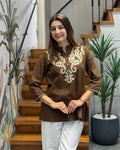 Elegant Thread Work Cotton Tunic